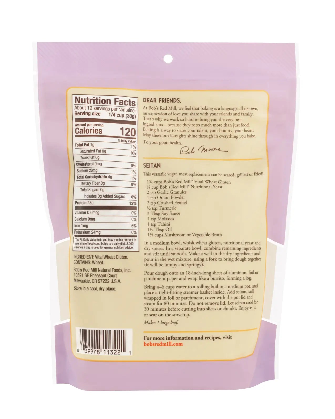 Bob's Red Mill Vital Wheat Gluten Flour