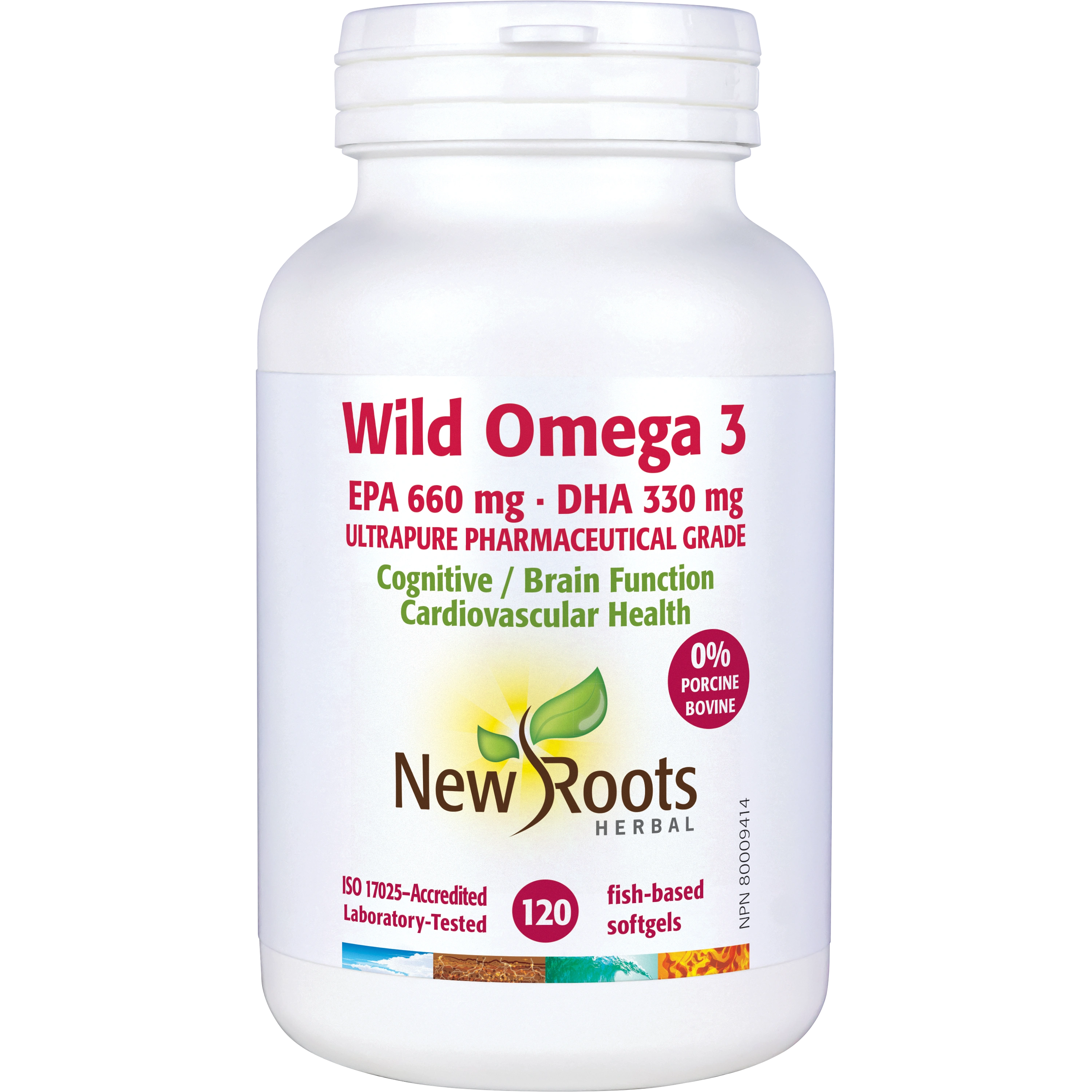New Roots Wild Omega 3 EPA 660mg - DHA 330mg