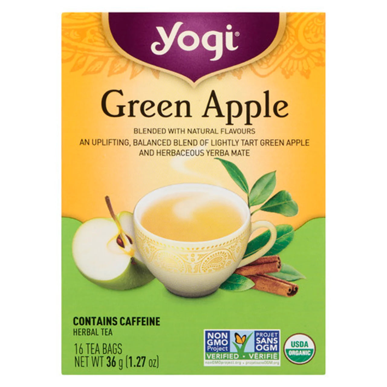 Yogi Tea Organic Green Apple Tea