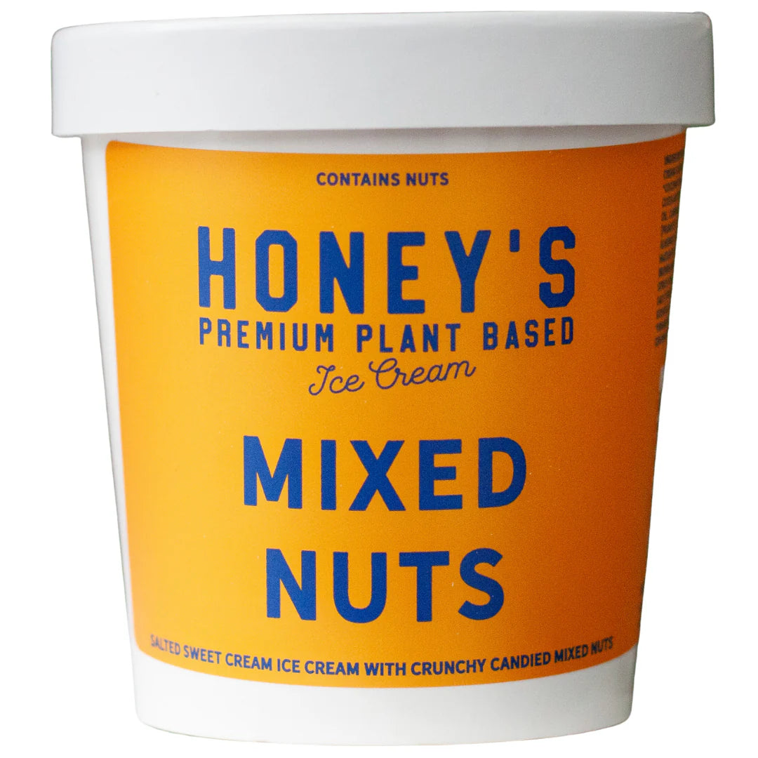 Honey's Premium Plant-Based Mixed Nuts Ice Cream