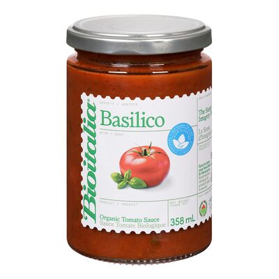 Bioitalia Organic Basil Tomato Sauce