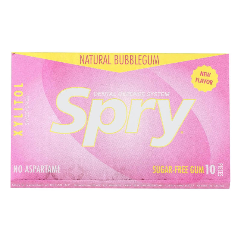 Spry Bubble Gum Chewing Gum