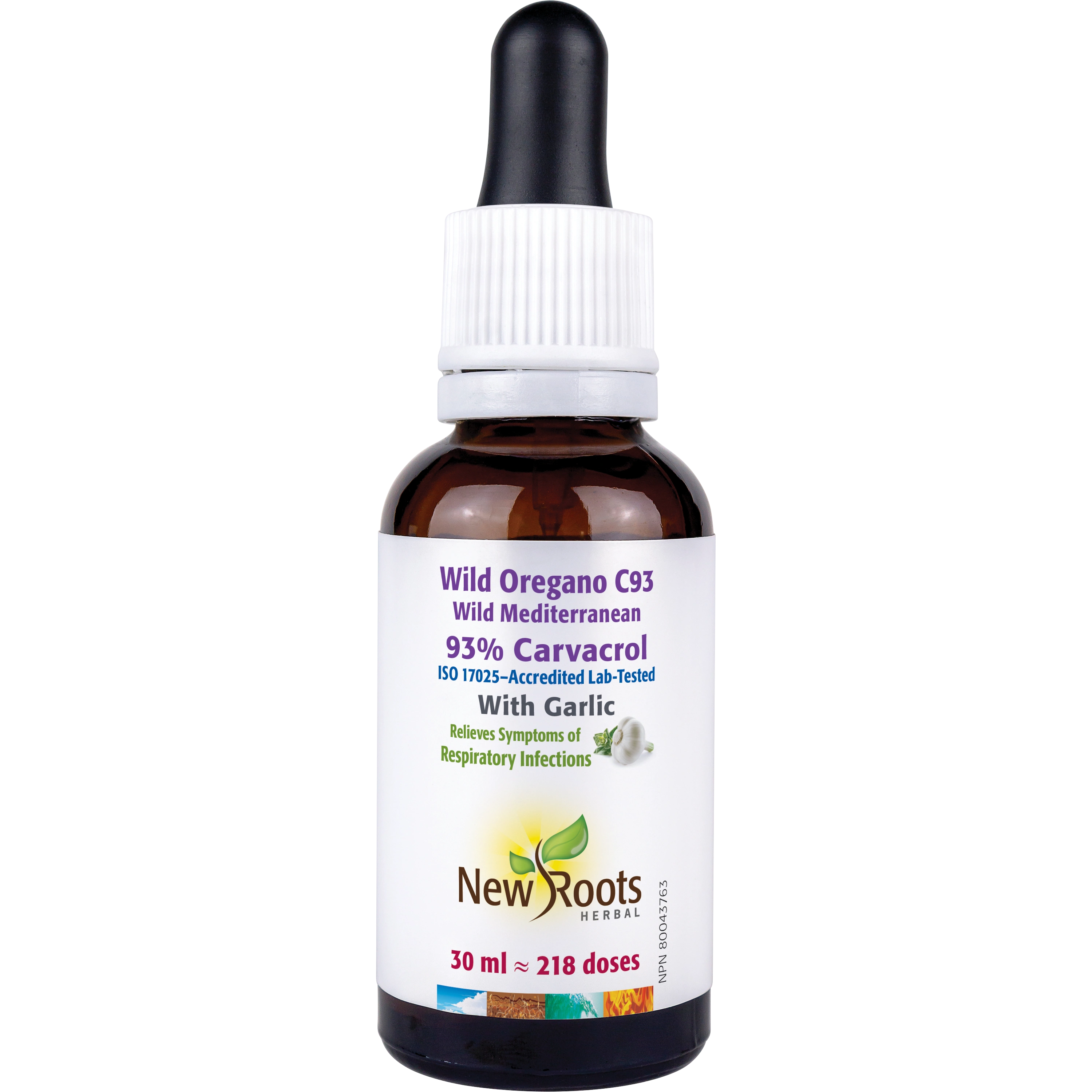 Wild Mediterranean Oregano Oil C93 with Garlic