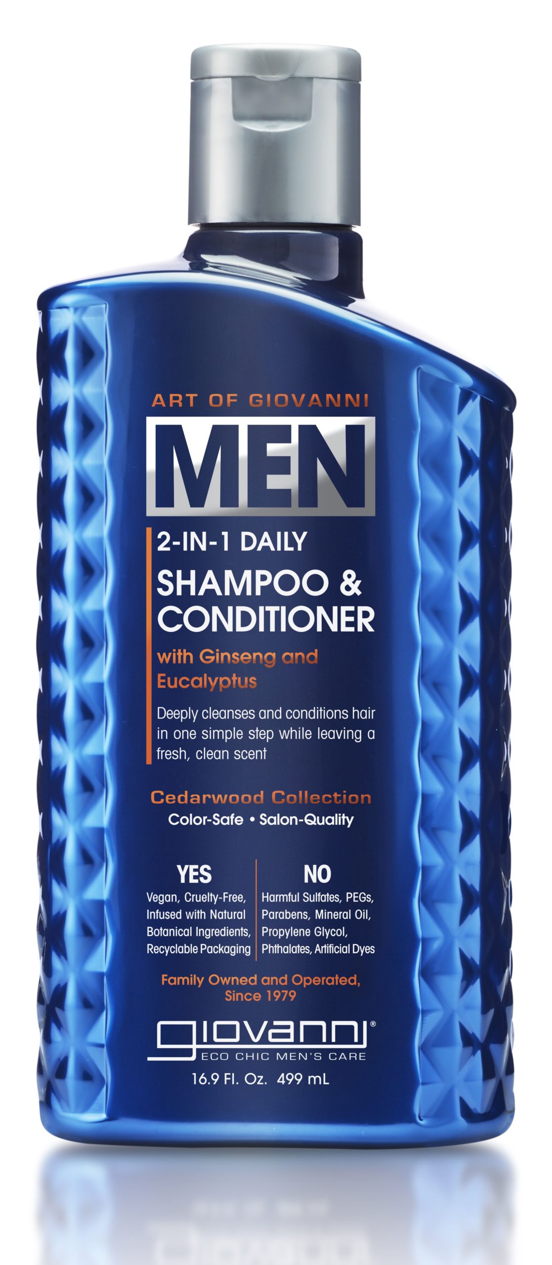 Giovanni Cosmetics Men's 2-in-1 Daily Shampoo & Conditioner