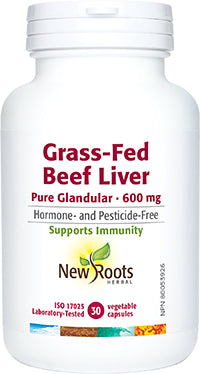 New Roots Grass-Fed Beef Liver - 600mg