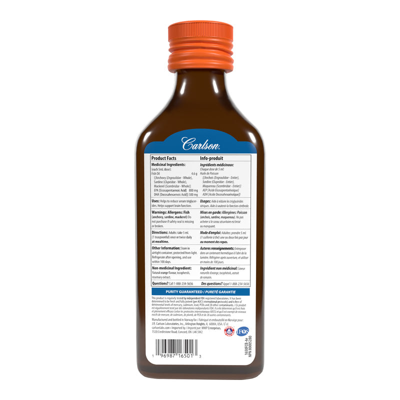 Carlson Orange Fish Oil