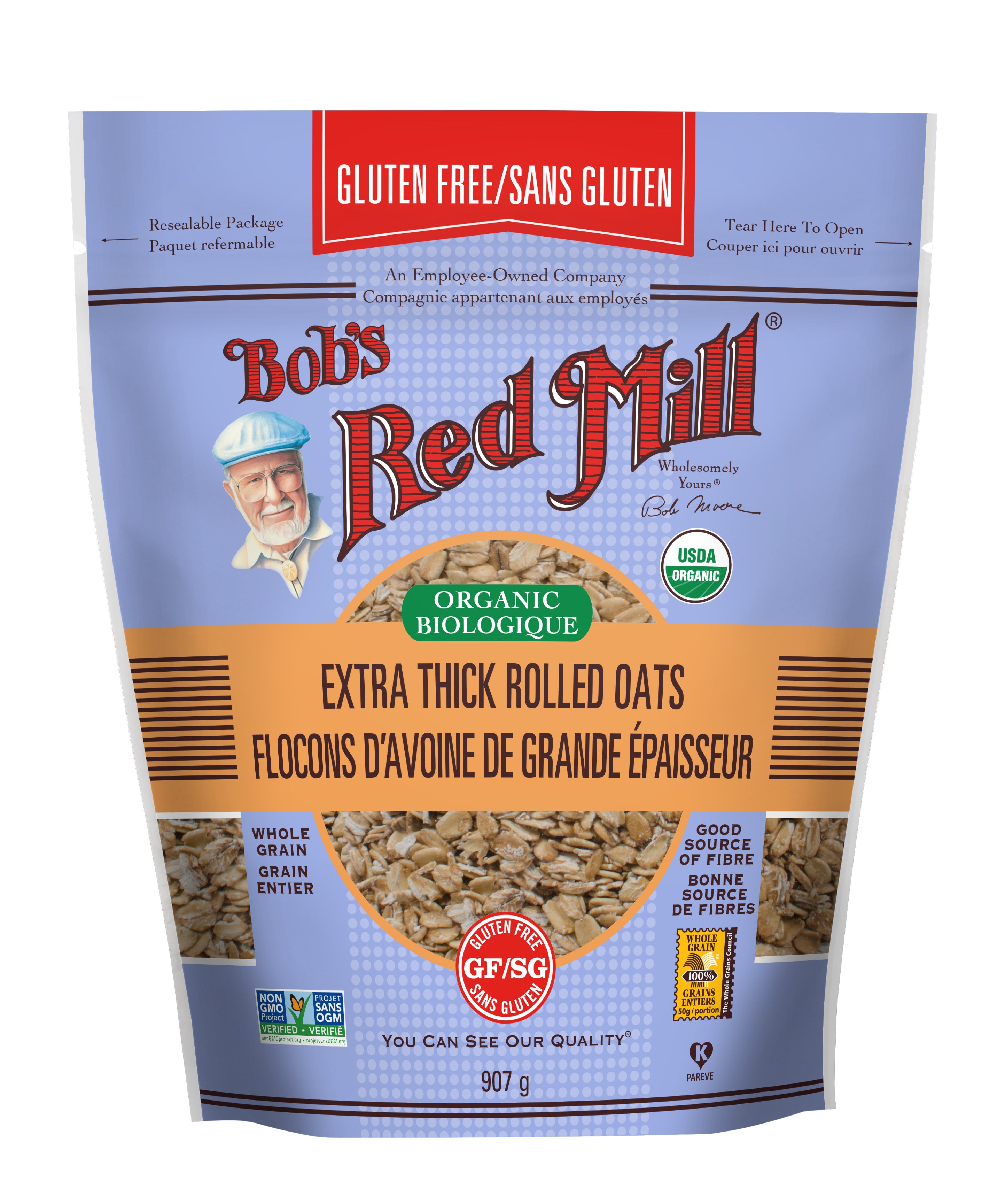 Organic Gluten Free Thick Rolled Oats