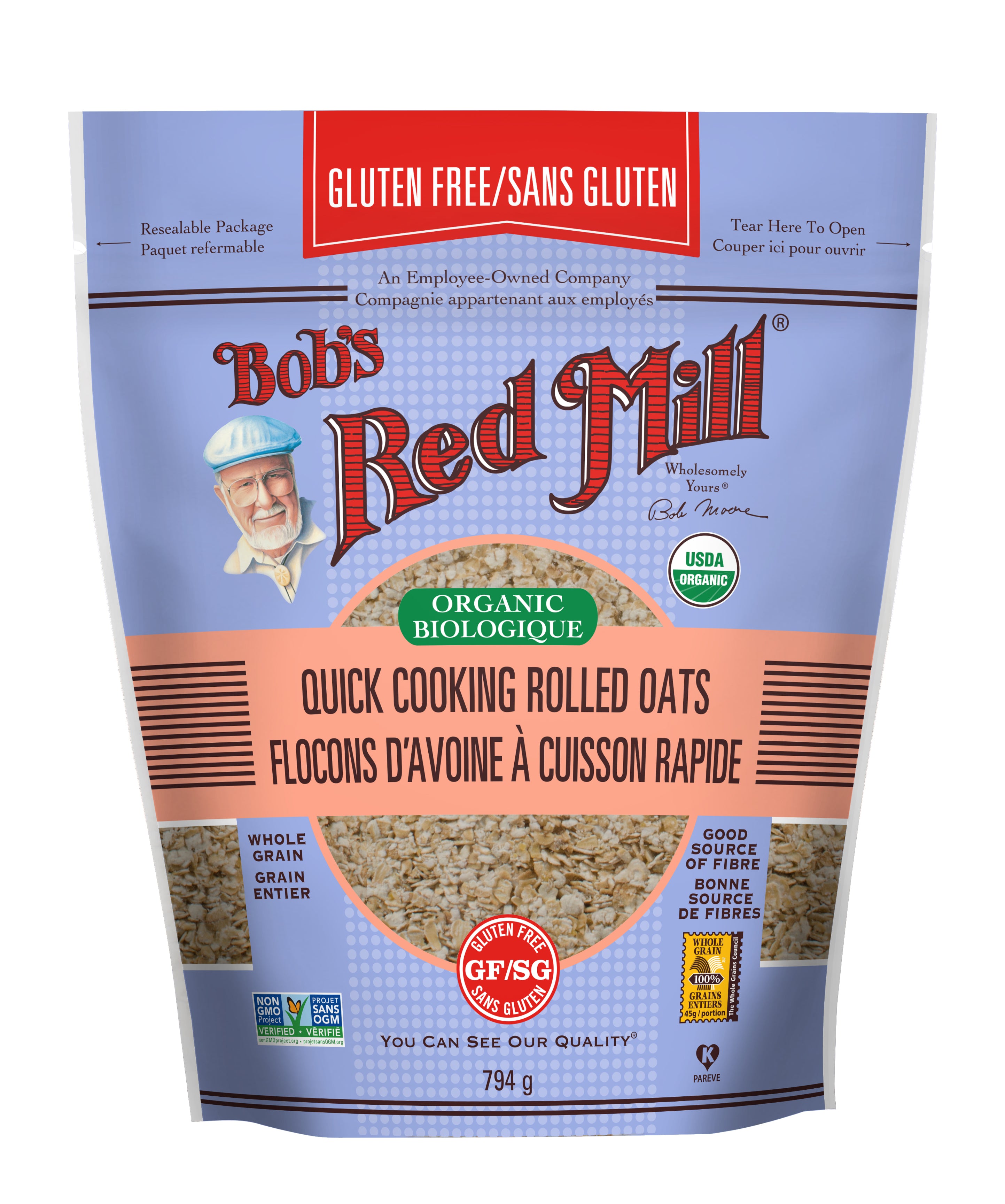 Organic Gluten Free Quick Cook Oats