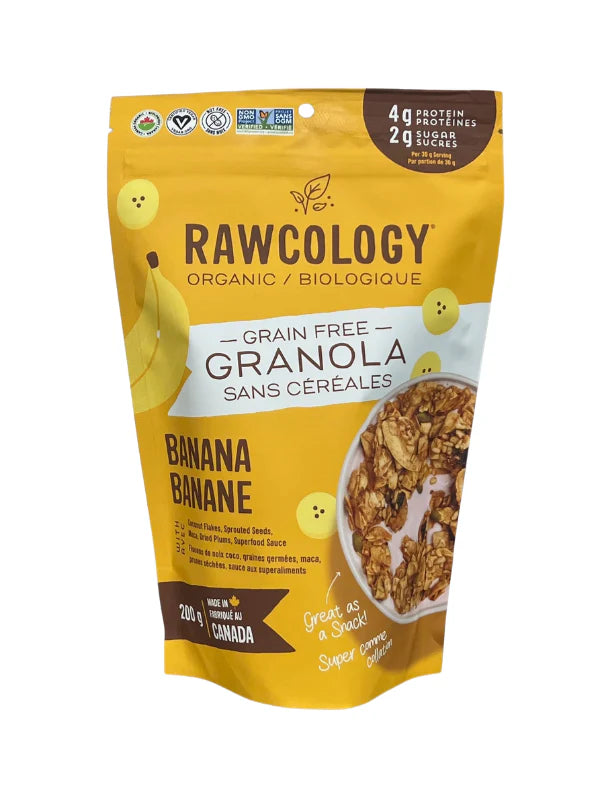 Rawcology Organic Banana Grain-Free Granola