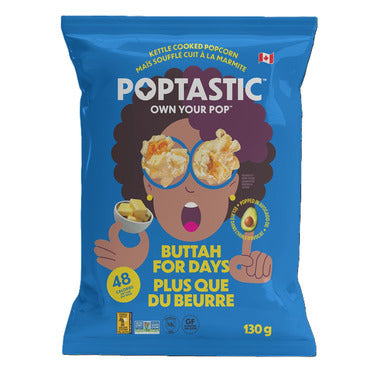 Poptastic Buttah for Days Popcorn