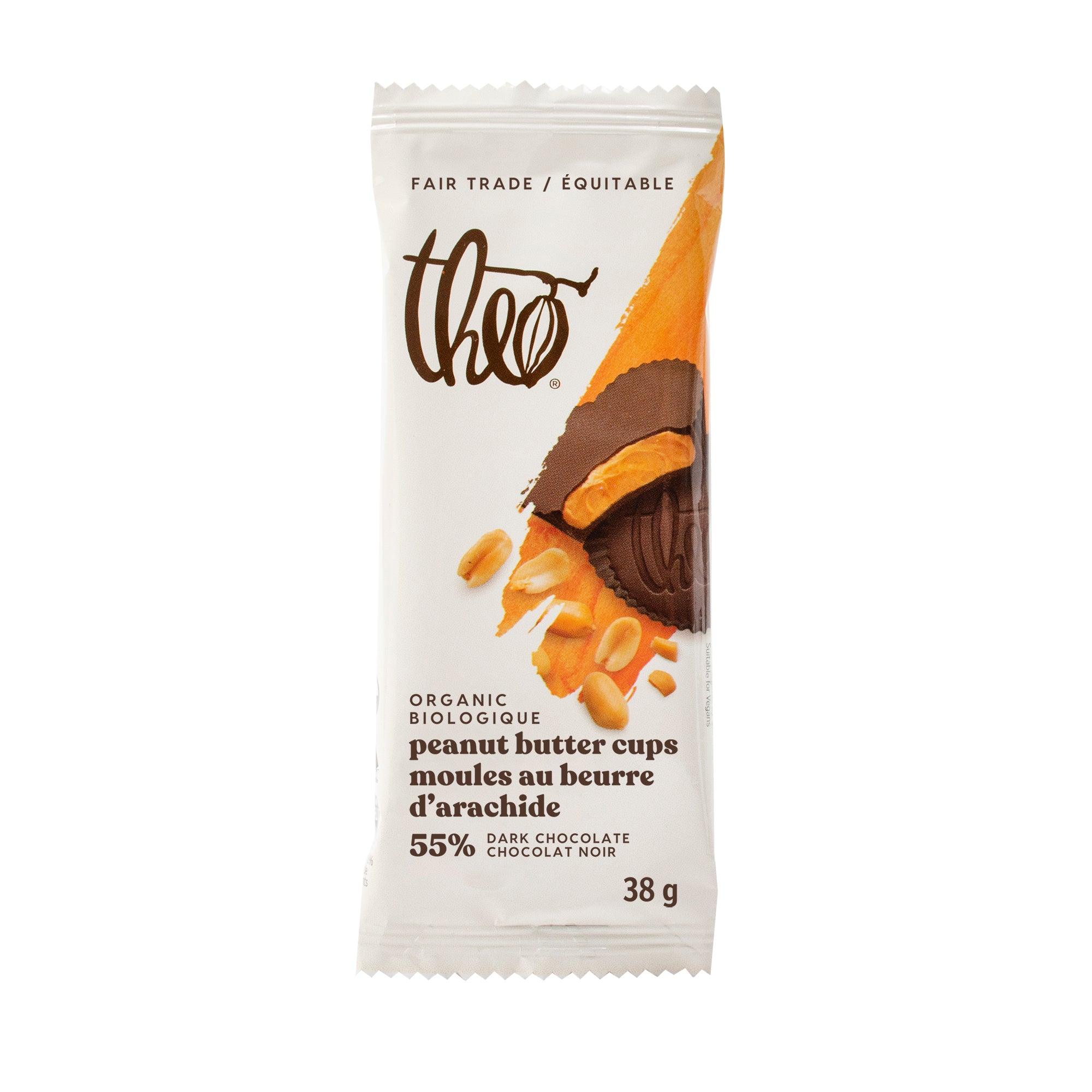 Theo Organic Dark Chocolate Peanut Butter Cups