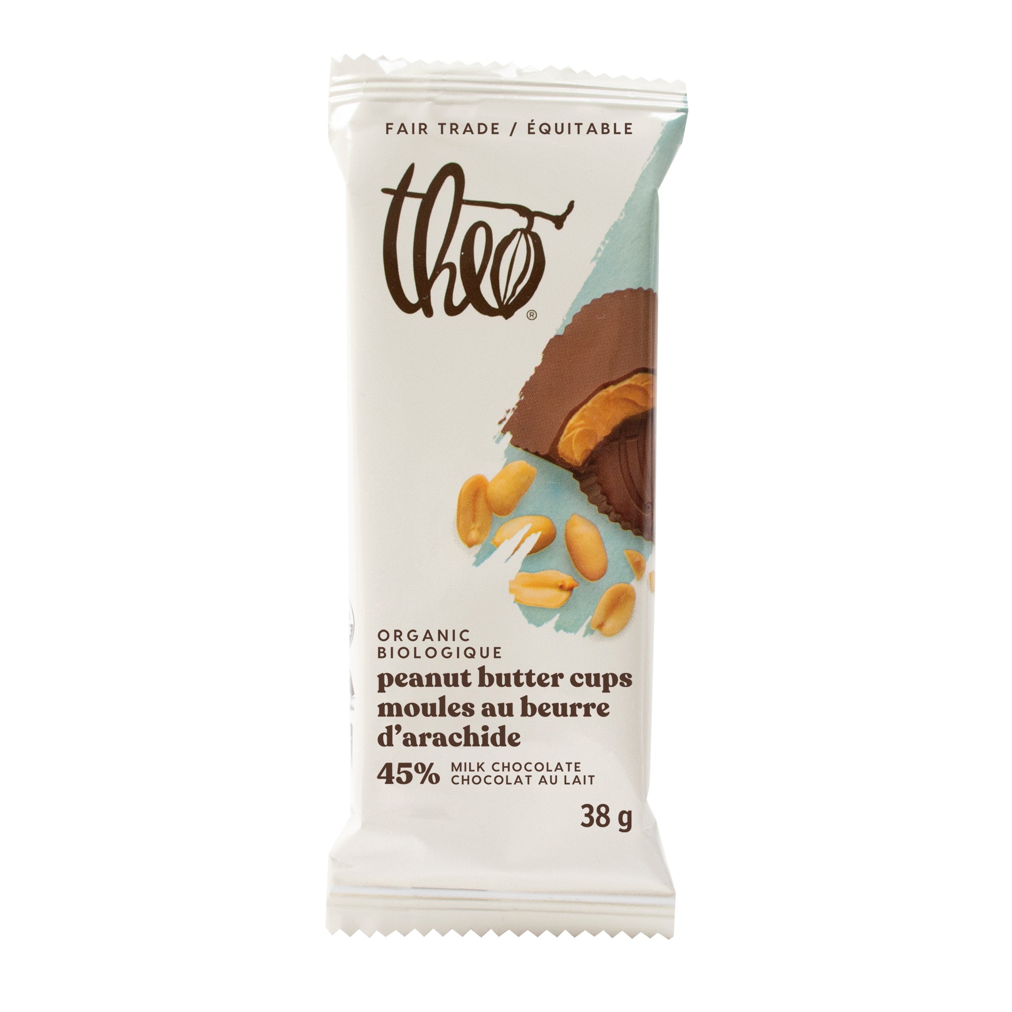 Theo Organic Milk Chocolate Peanut Butter Cups