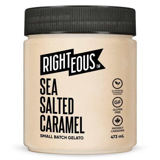 Righteous Sea Salted Caramel Gelato