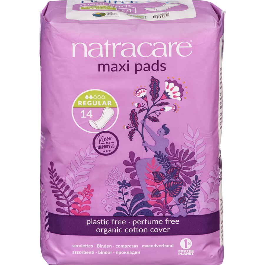 Natracare Natural Regular Maxi Pads