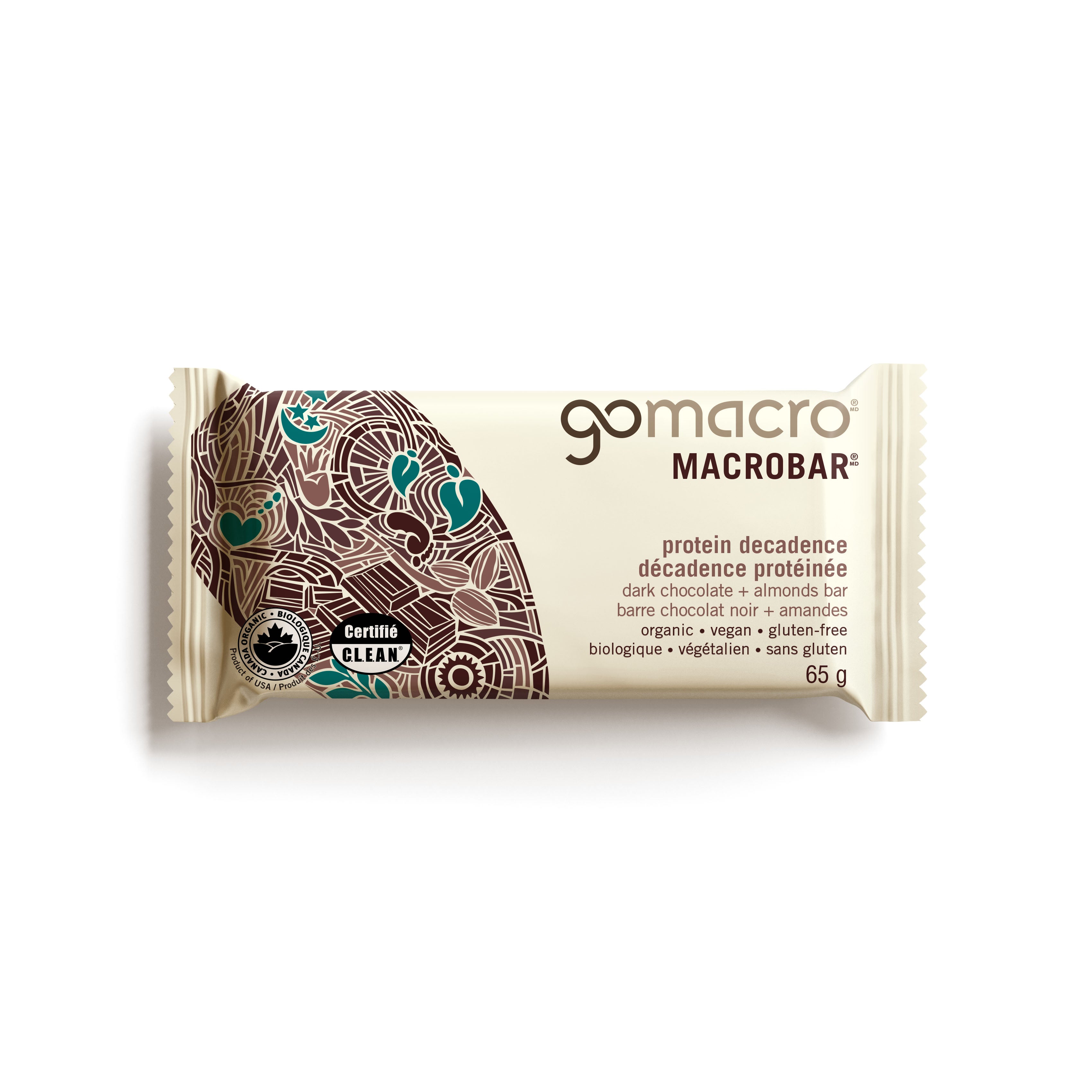 GoMacro Protein Decadence Dark Chocolate + Almond Bar