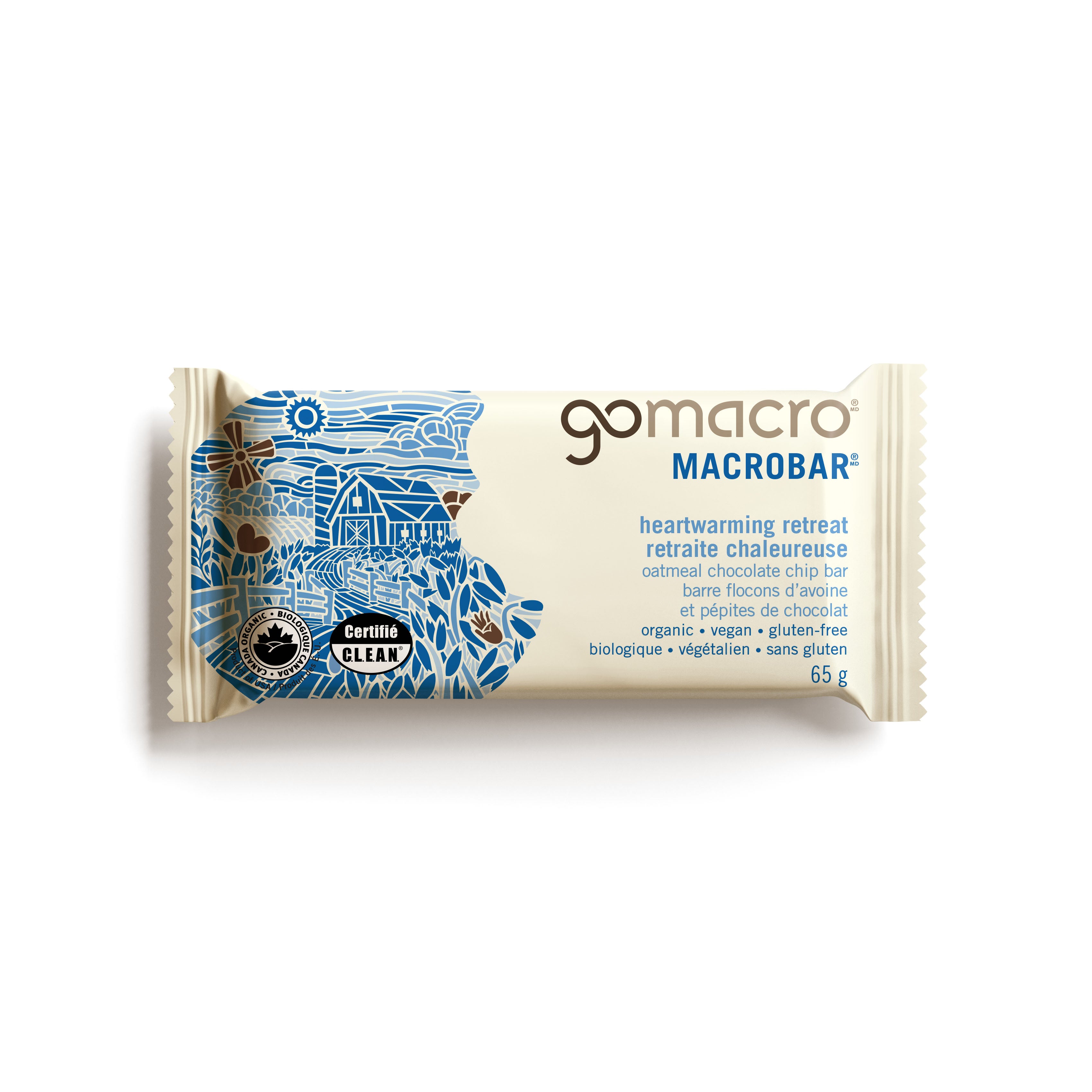 GoMacro Heartwarming Retreat Oatmeal Chocolate Chip Bar