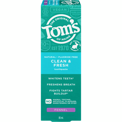 Fluoride Free Fennel Toothpaste