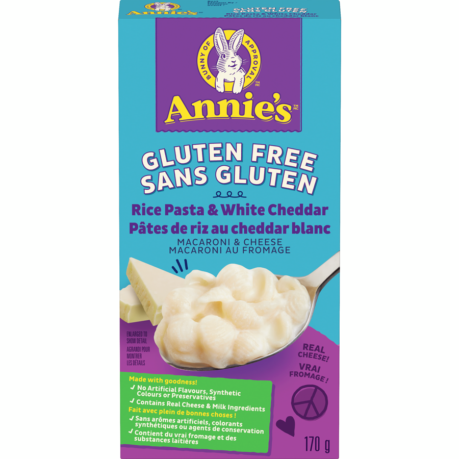 Annie's Homegrown Gluten Free Rice Pasta Shells & White Cheddar