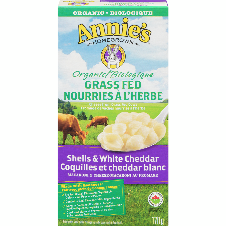 Annie's Homegrown Organic Shells & White Cheddar