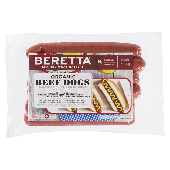 Beretta Organic Beef Dogs