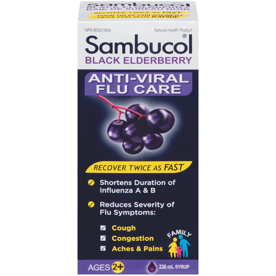Sambucol Anti-Viral Flu Care Elderberry
