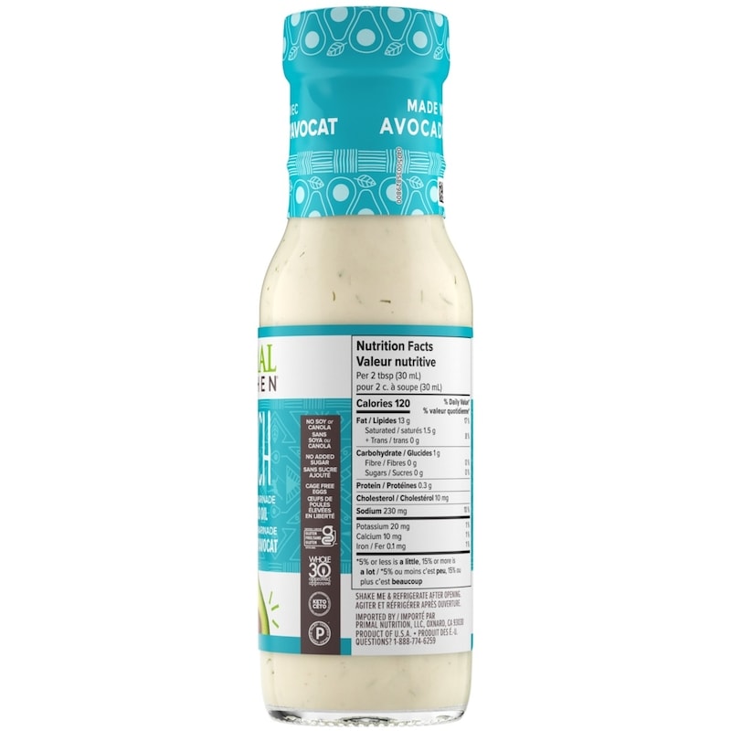 Primal Kitchen Ranch Dressing