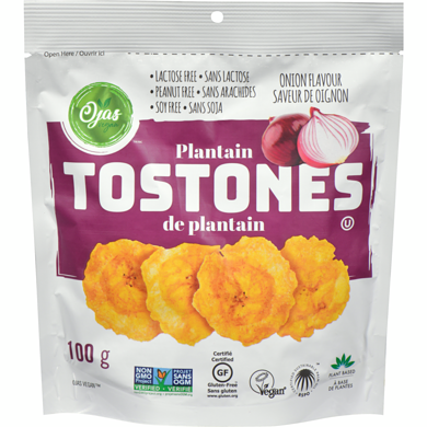 Ojas Vegan Onion Plantain Tostones