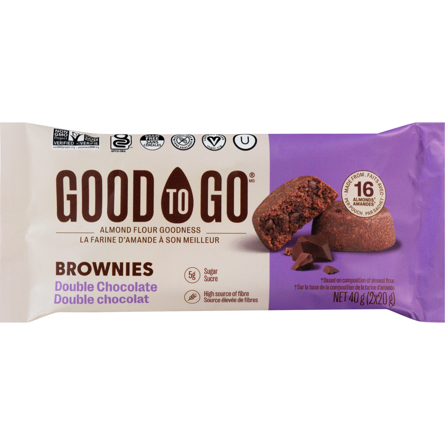 Good to Go Double Chocolate Brownies
