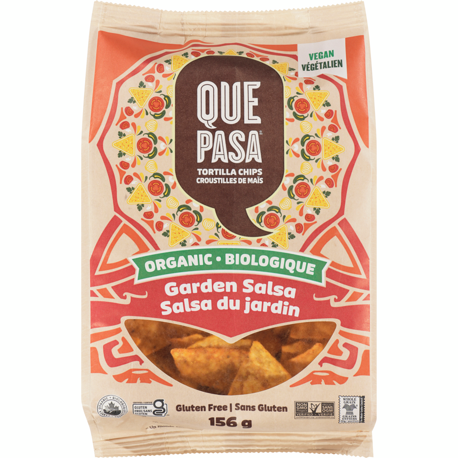 Que Pasa Garden Salsa Tortilla Chips