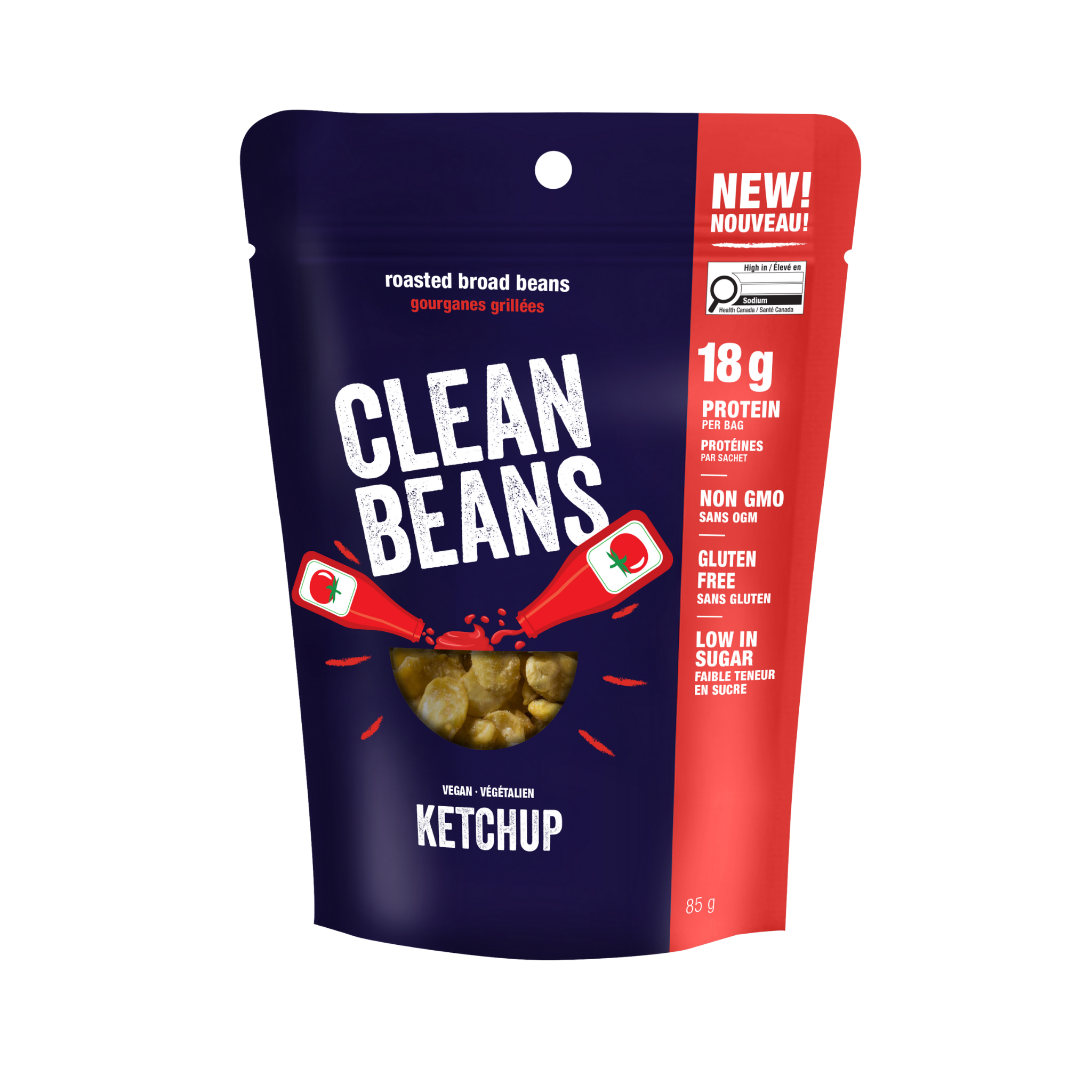 Ketchup Roasted Broad Beans
