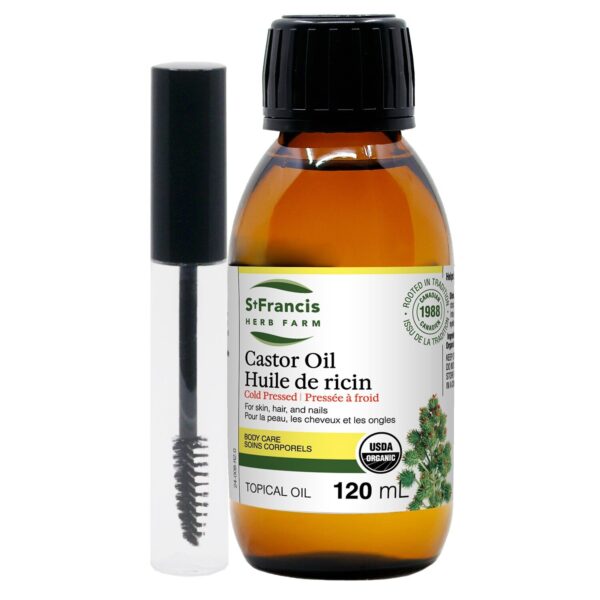 St. Francis Herb Farm Organic Castor Oil With Applicator