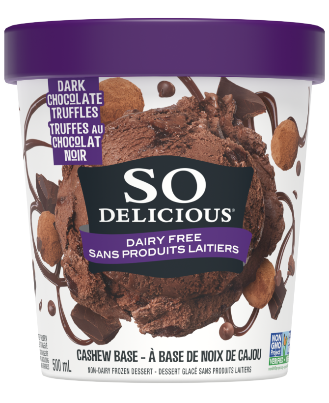 So Delicious Dark Chocolate Truffle Cashew