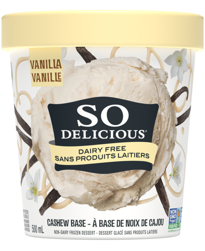 So Delicious Vanilla Cashew Frozen Dessert