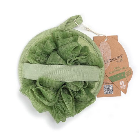Basicare Loofah/Cotton Cleansing Pad