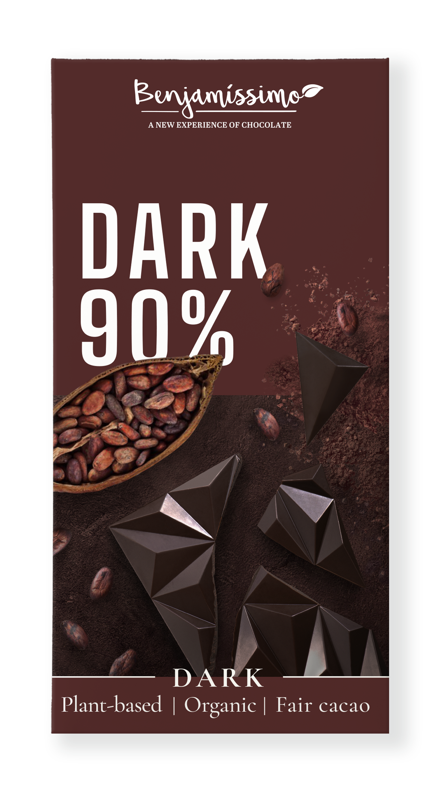Organic Dark 90% Chocolate Bar
