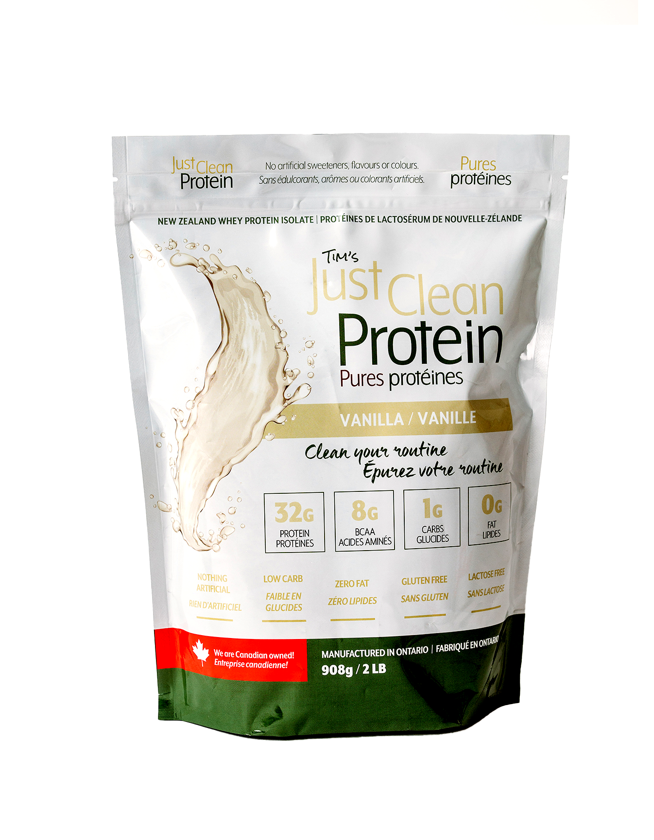Just Clean Protein Vanilla Whey Isolate