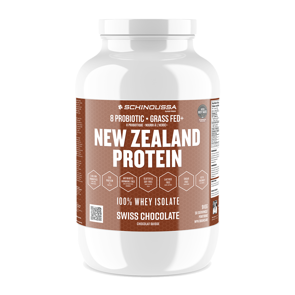 Schinoussa Swiss Chocolate Probiotic Whey