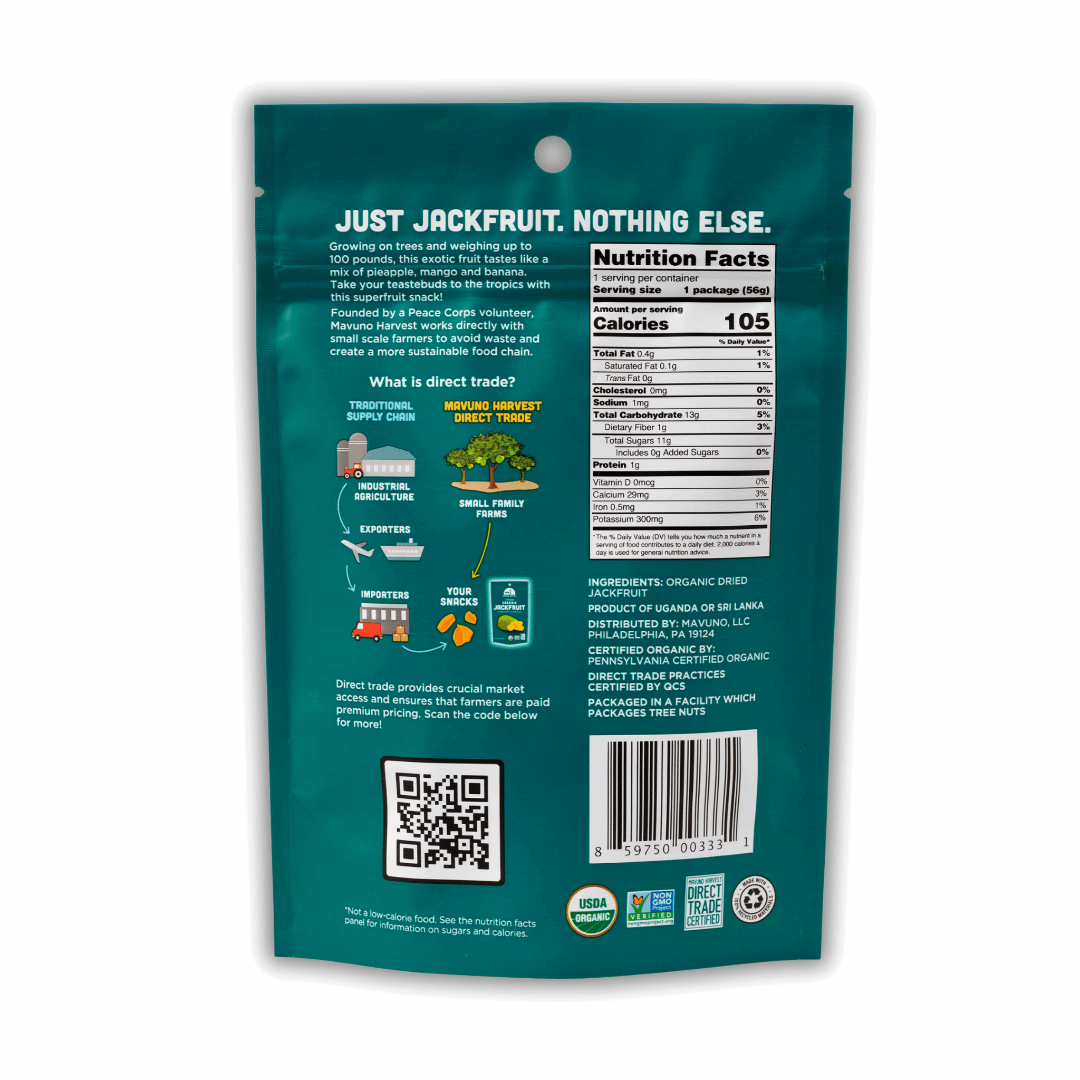 Mavuno Harvest Organic Dried Jackfruit