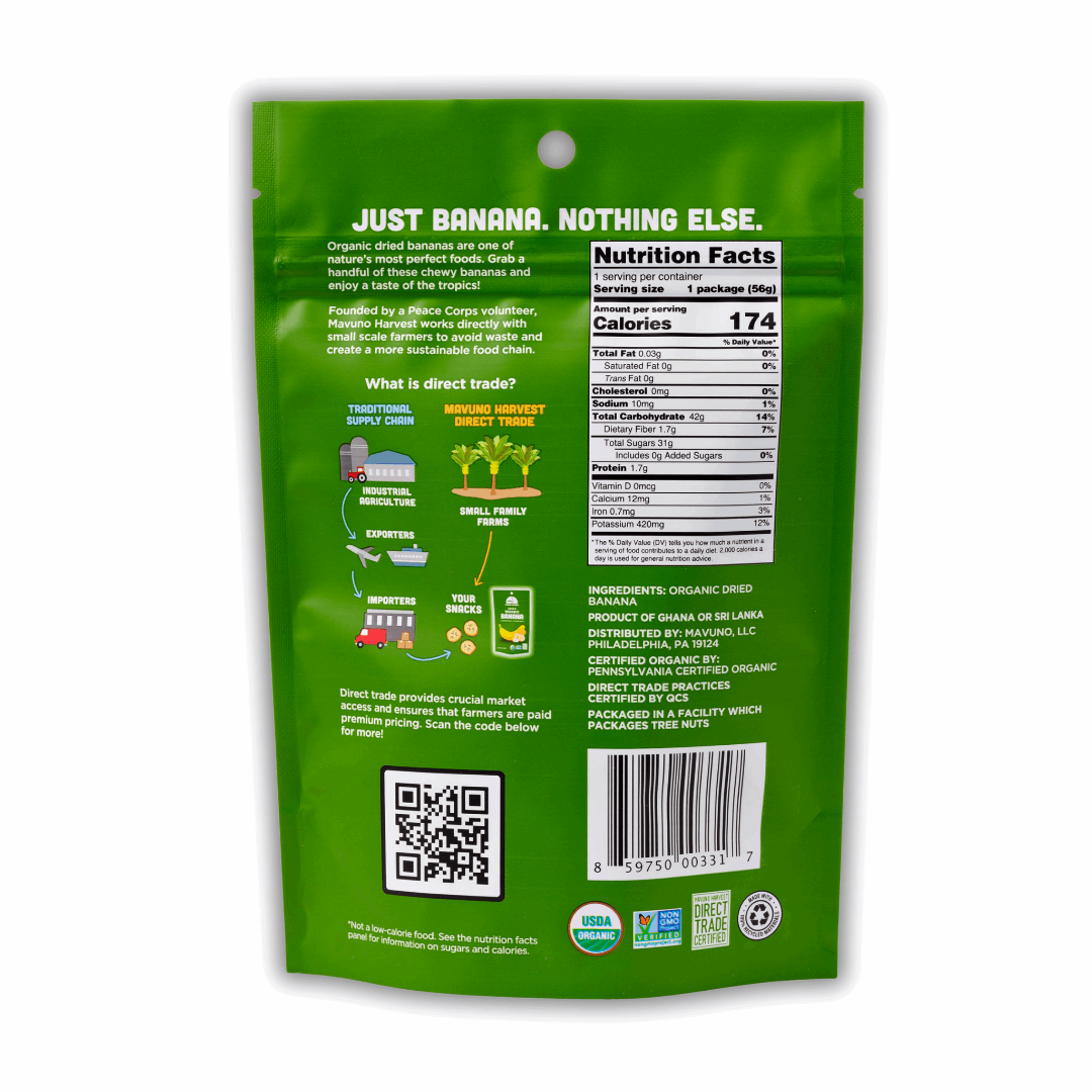 Mavuno Harvest Organic Dried Banana