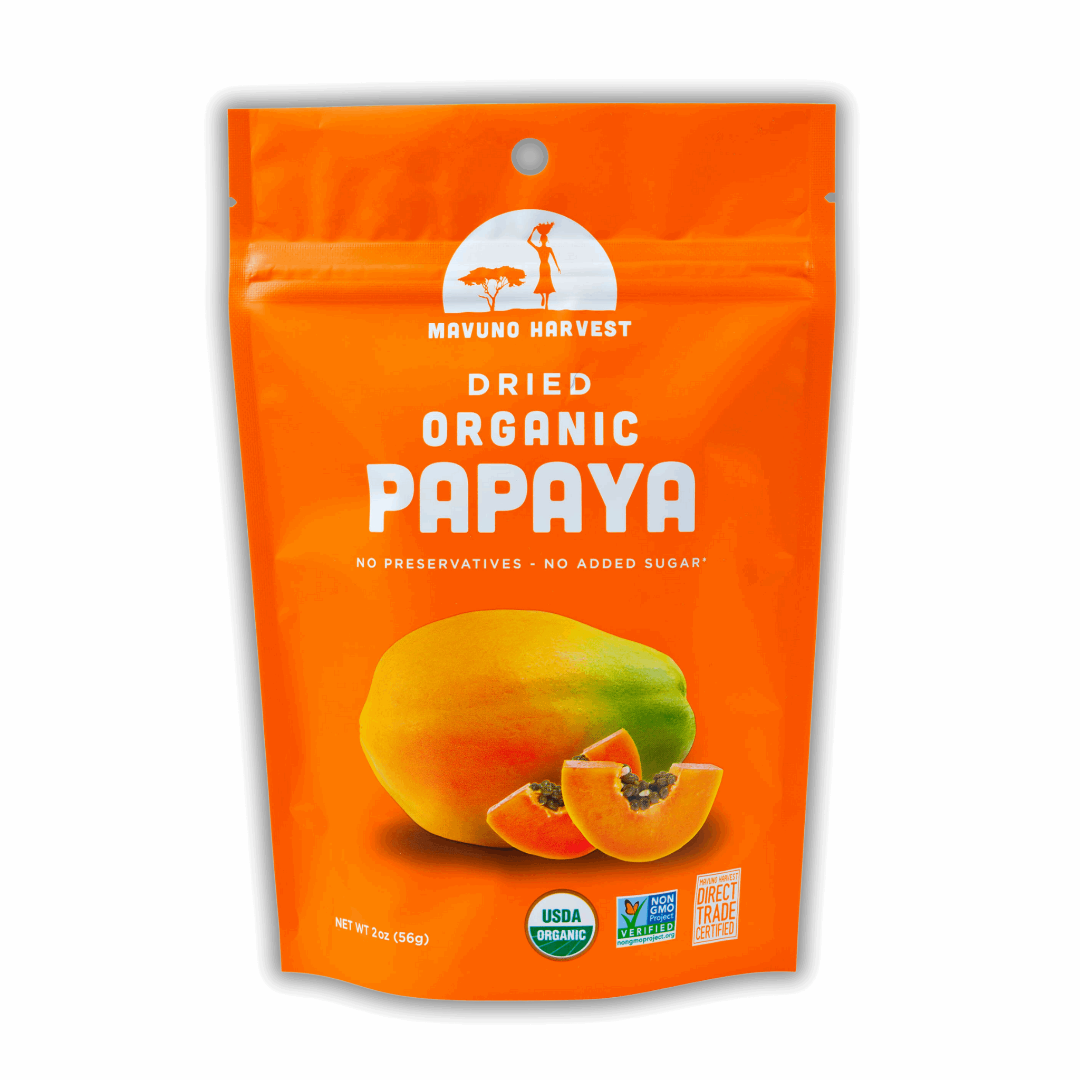 Mavuno Harvest Organic Dried Papaya