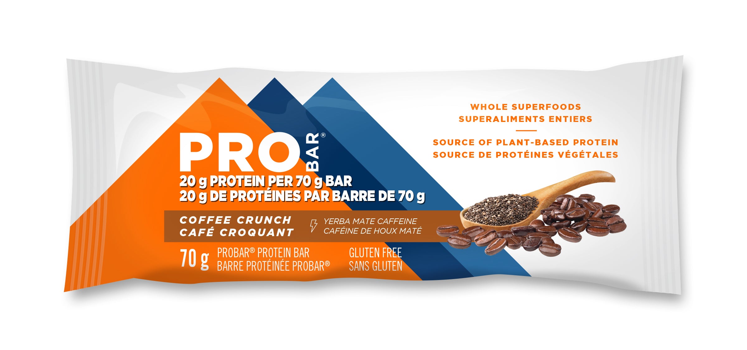 Coffee Crunch Yerbe Mate Caffeine Protein Bar