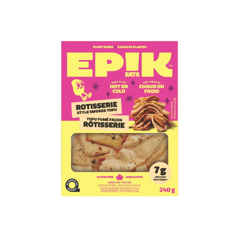 Epik Eats Rotisserie Style Smoked Tofu