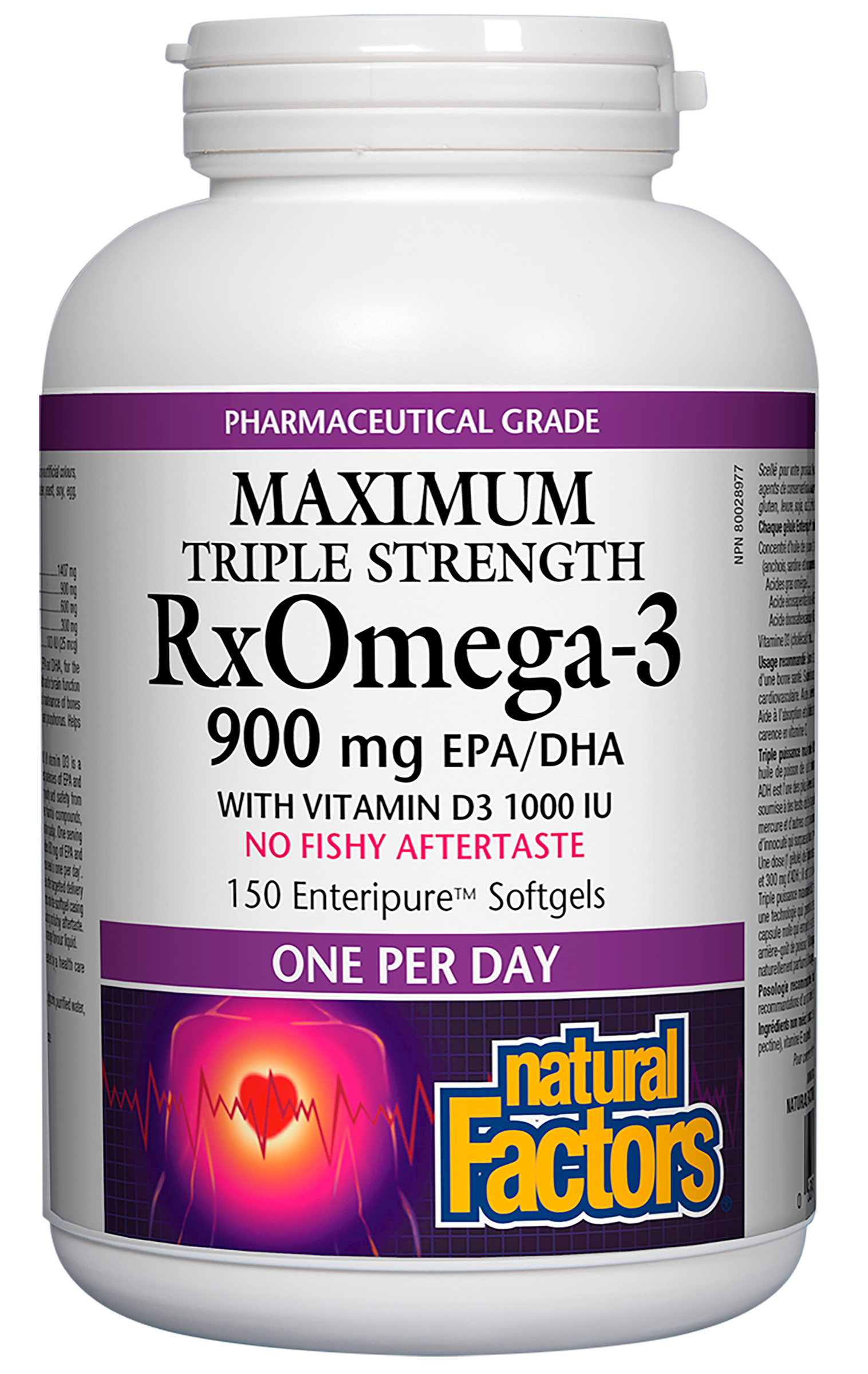 Natural Factors Rxomega-3 With Vitamin D3 1000IU