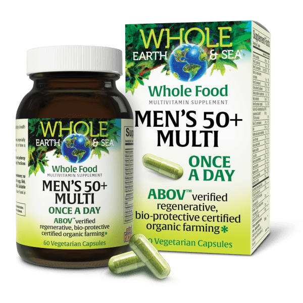 Whole Earth & Sea Whole Food Men's 50+ Multi Daily