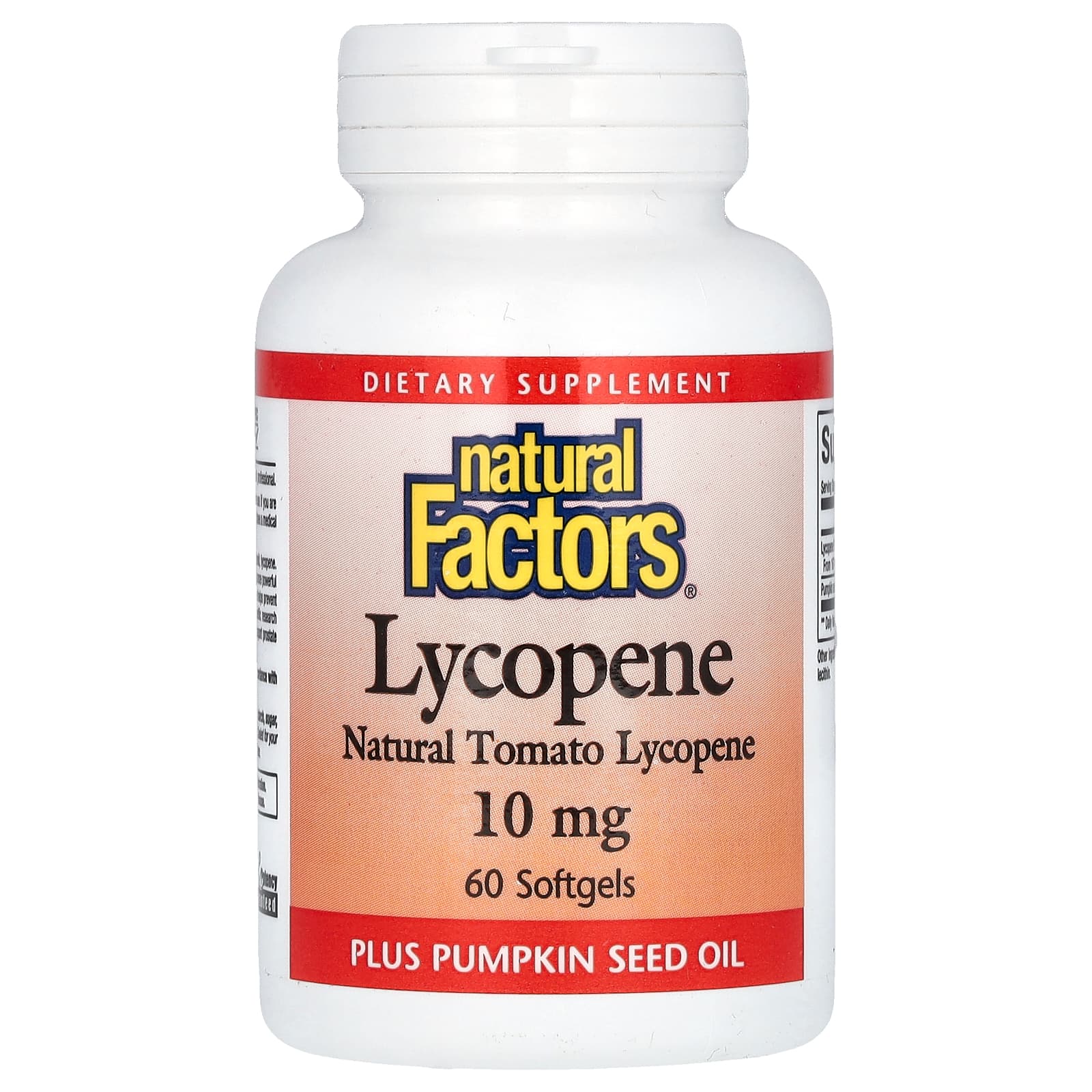 Natural Factors Lycopene - 10mg