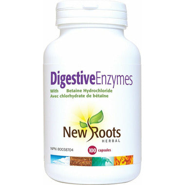 New Roots Digestive Enzymes with Betaine & Ox Bile
