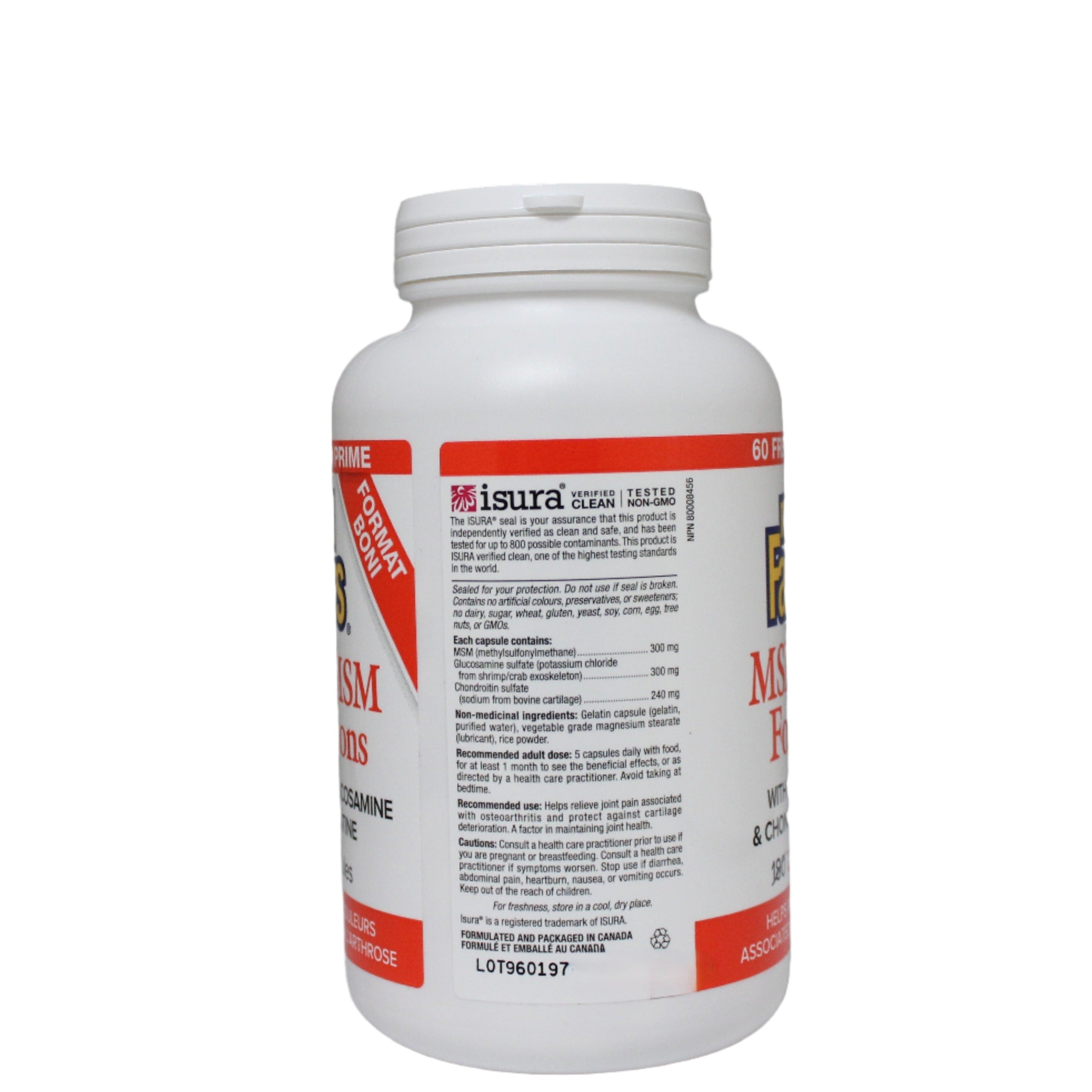 Natural Factors Msm Joint Formula