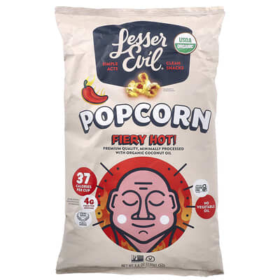 Organic Fiery Hot Popcorn