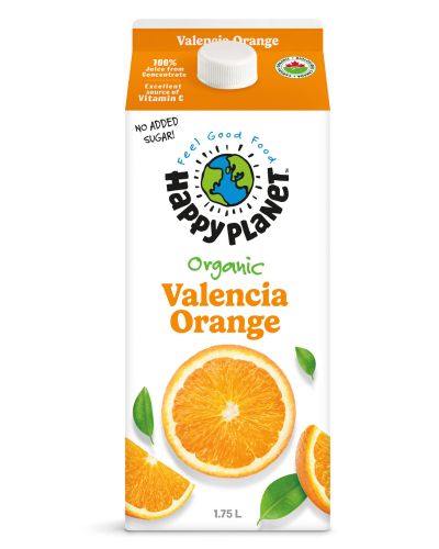 Happy Planet Organic Valencia Orange Juice