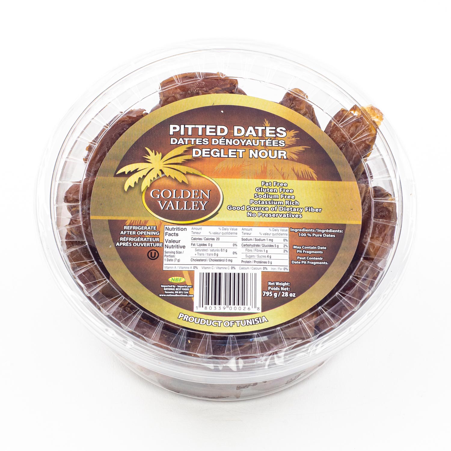 Golden Valley Organic Pitted Deglet Dates